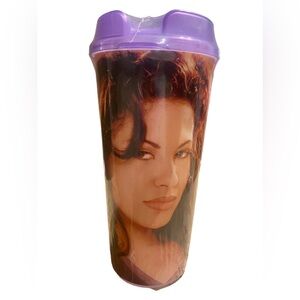 Selena Quintanilla 25th Anniversary Stripes Cup Tumbler 2020 Limited Edition NEW